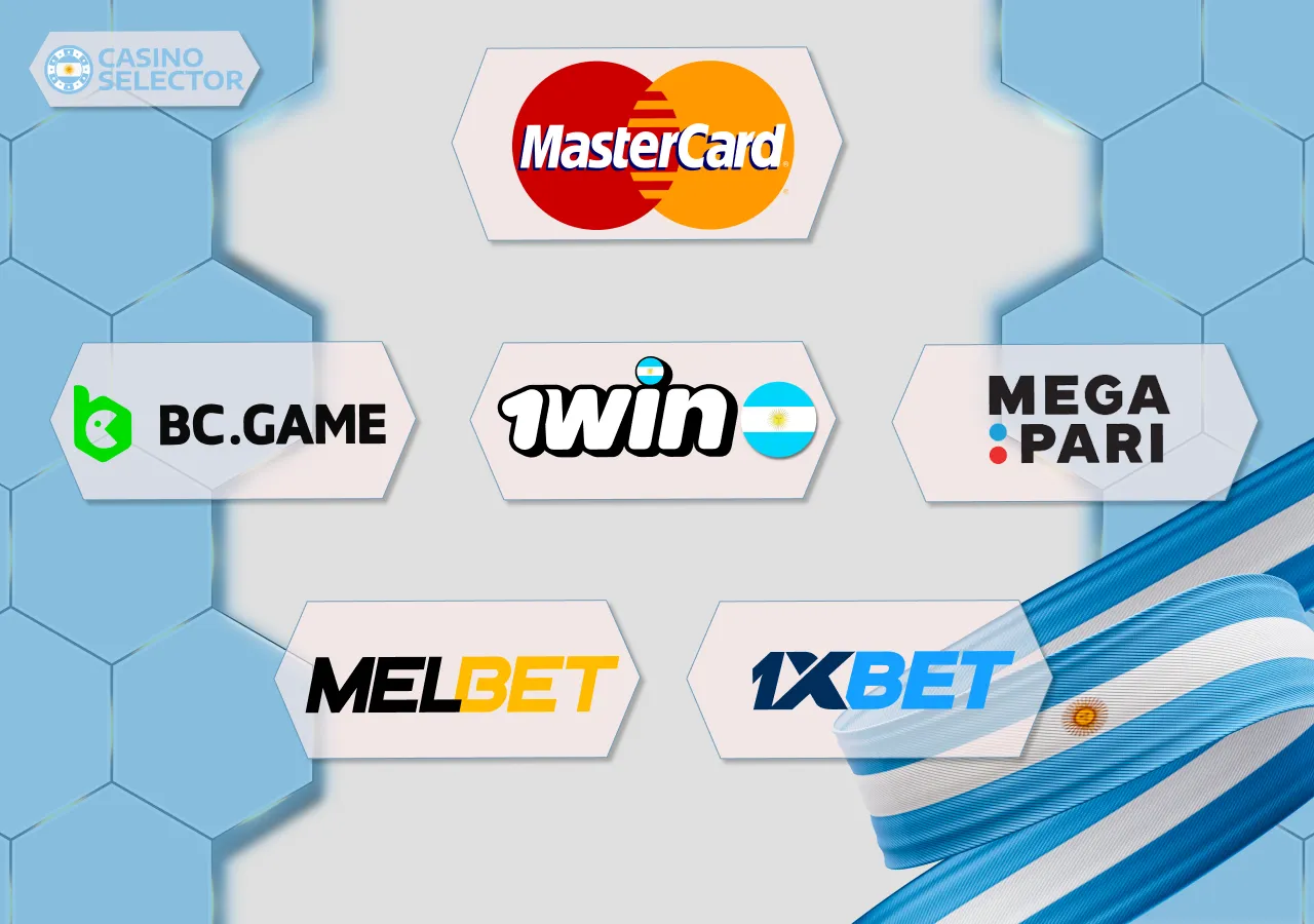 Mejores casinos online en Argentina que aceptan MasterCard.